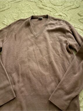 Pierre Cardin Men's Crewneck Sweater — Taupe Brown